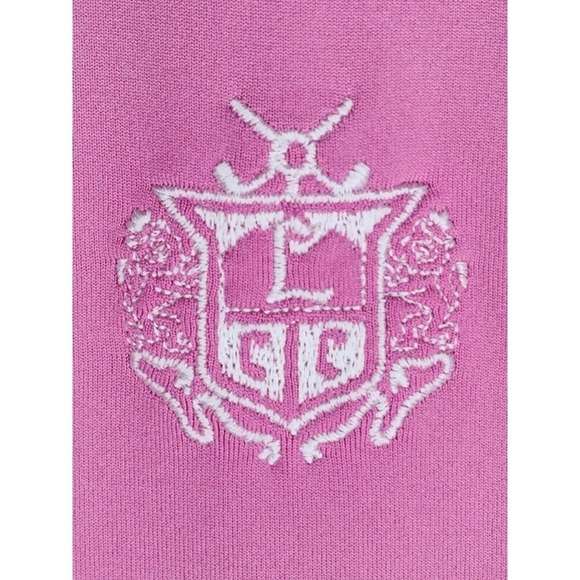 Peter Millar Southern Comfort Golf Polo Country Club Logo Pink Mens Size XL - Picture 4 of 10